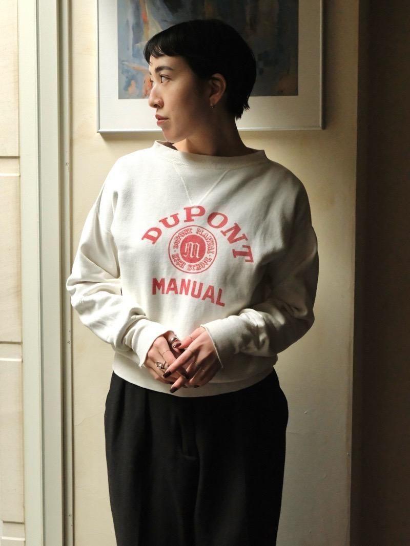 1950's Vintage Sweat Shirt "DUPONT MAUNAL"