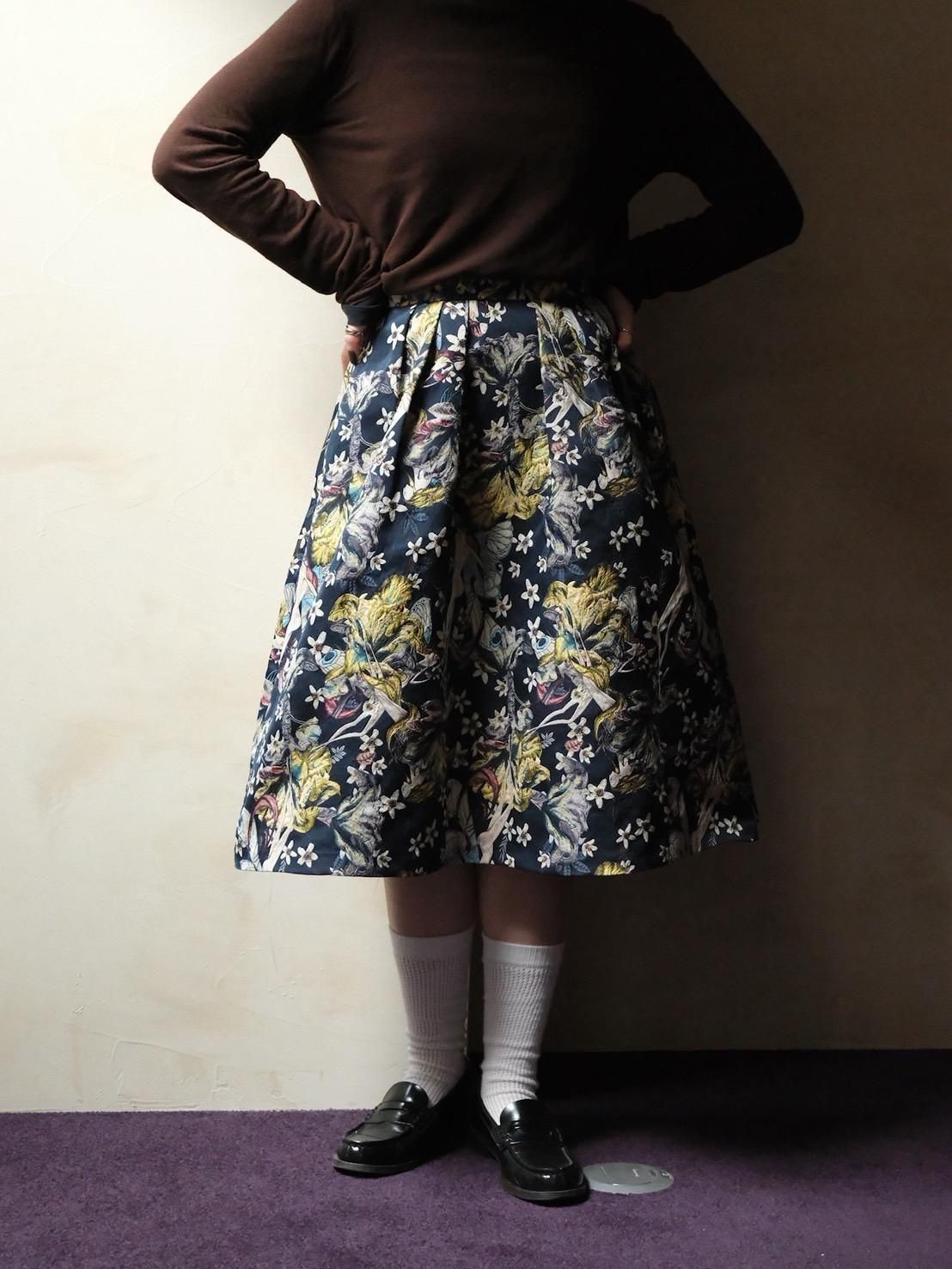 "PINKO" Bohemian Woven Design Skirt