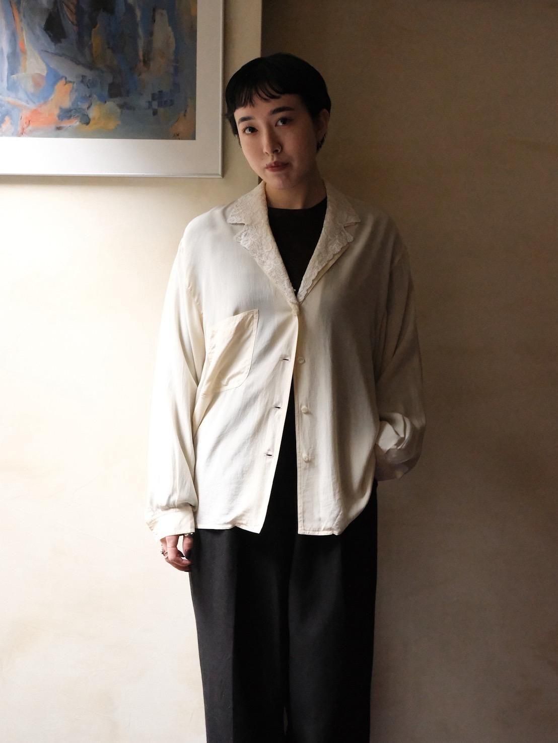 MaxMara 100% Pure Silk&Lace Blouse