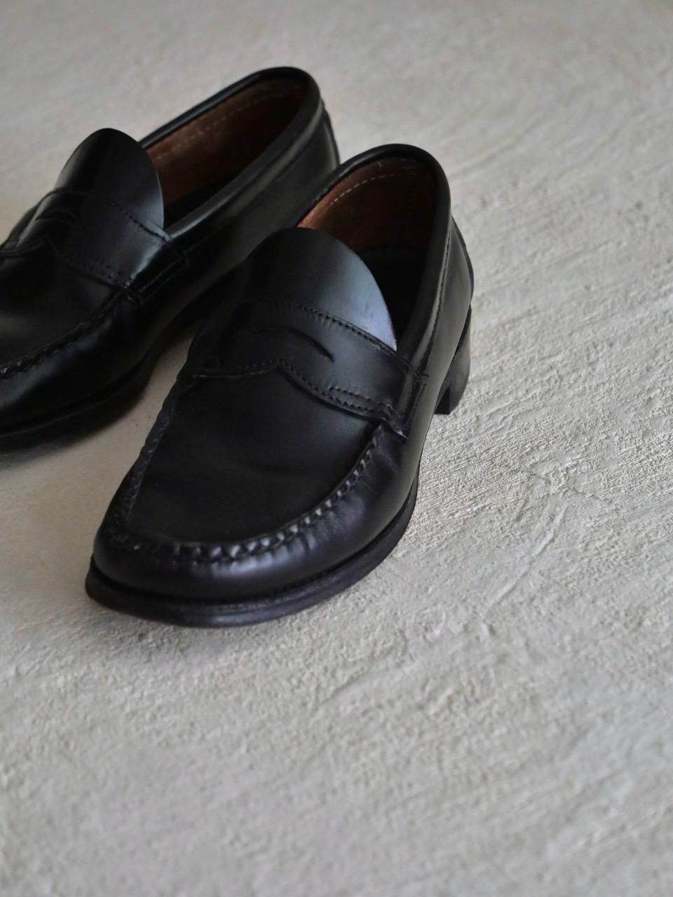 SEBAGO Leather Penny Loafers Black