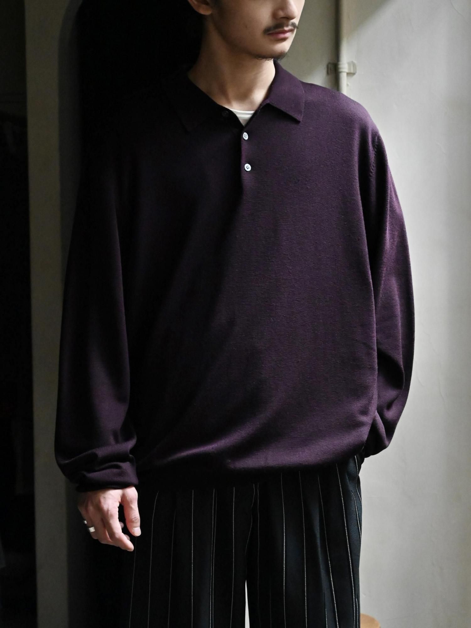 1990~00's Brooks Brothers Knit Polo, Purple