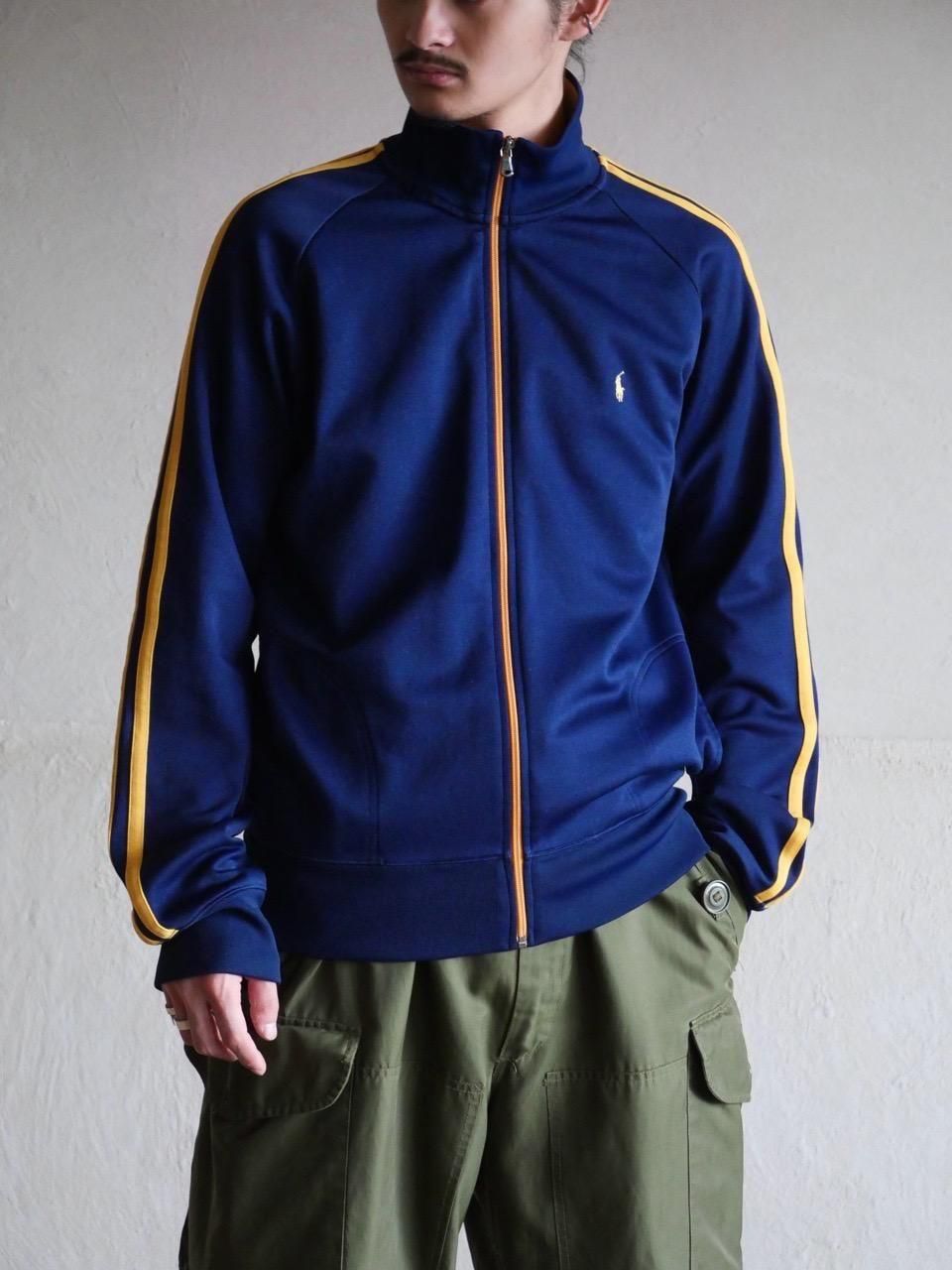 1990's POLO SPORT Truck Top "Navy  Yellow"