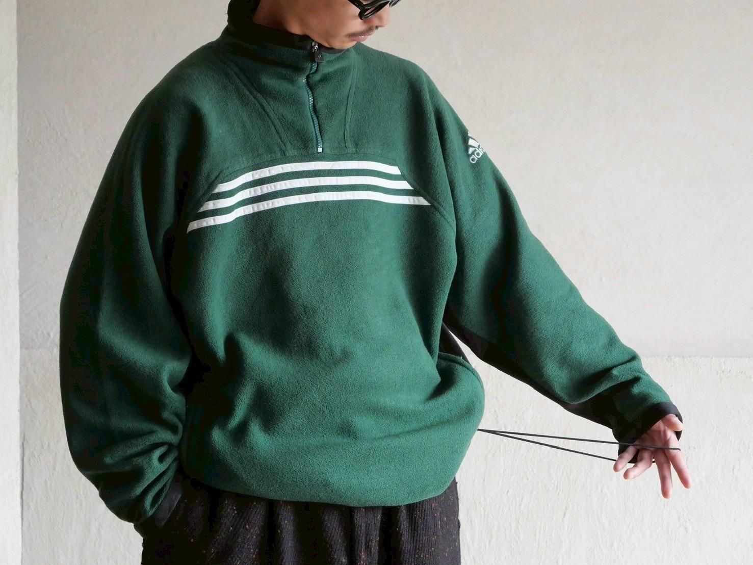 1990s adidas Fleece Pull-over Jacket