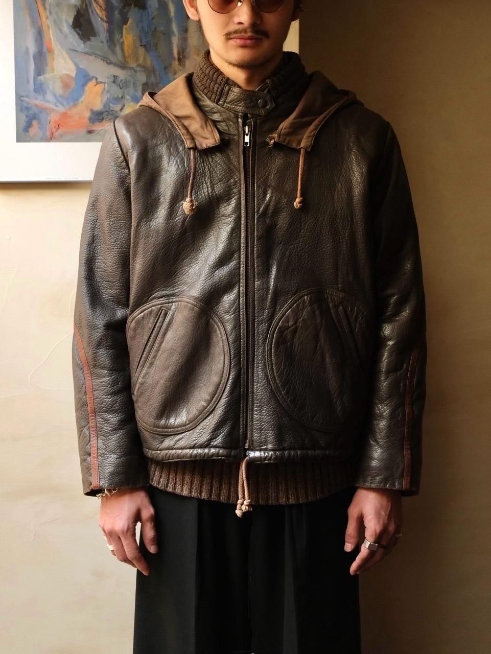 1980's "MANI by GiorgioArmani" Leather Jacket