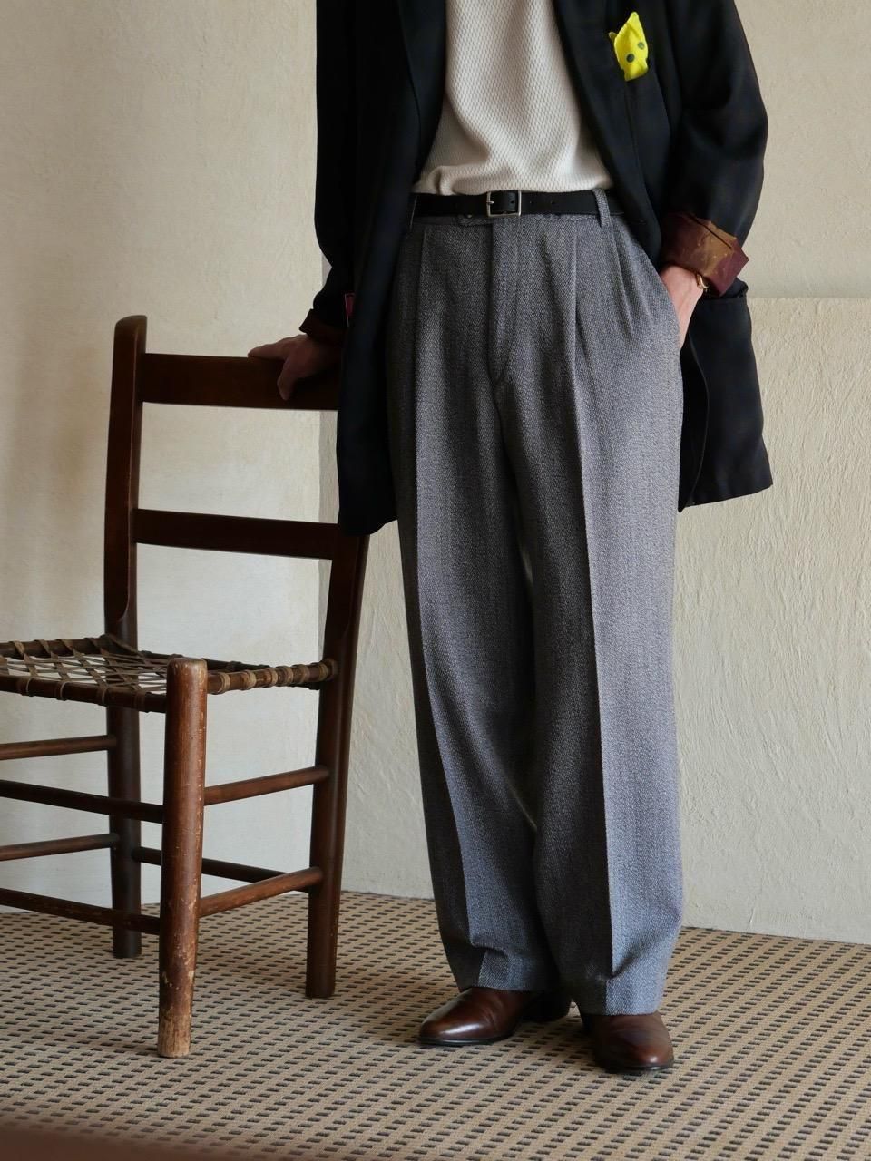 1980's Vintage Zanella Gray Wool Trousers