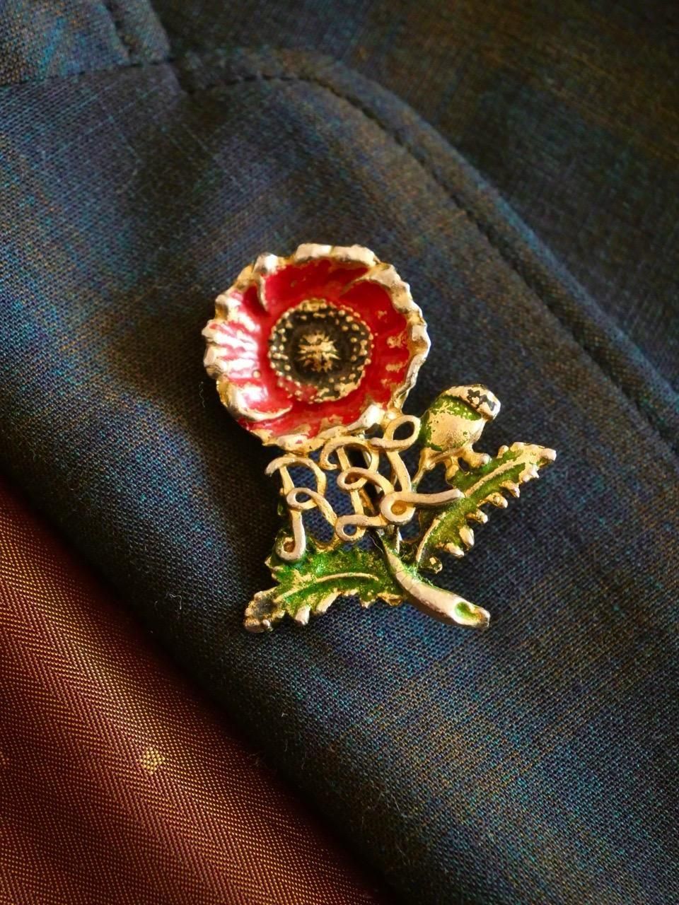RBL Crack Flower Broach