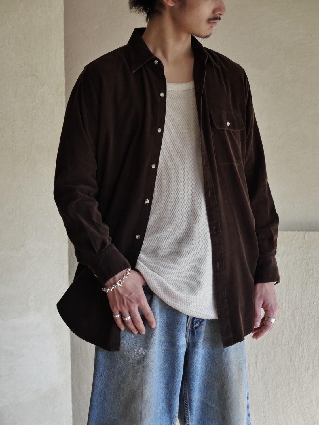 1970&#12316;80s Sears Brown Corduroy Shirt