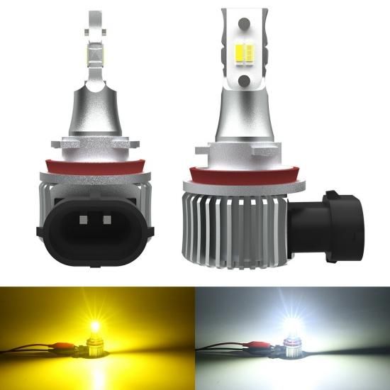 フォグライト LED 2色切り替え H8/H11/H16 led フォグランプ DC12V車 ...