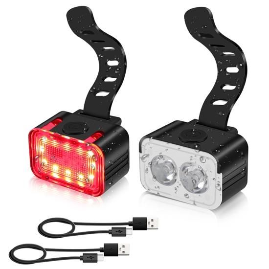 Amazon.co.jp: E-Bike ヘッドライトとテールライトセット LED