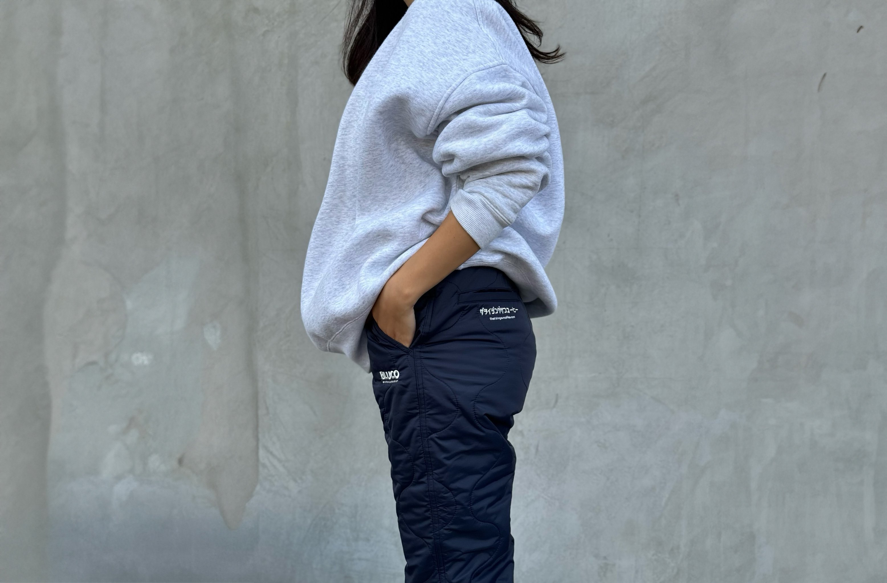 TRSC × BLUCO QUILTING PANTS - The Rising Sun Coffee｜ライジング ...