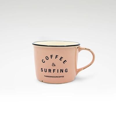 Trscオリジナルマグ Coffee Surfing ピンク The Rising Sun Coffee ライジングサンコーヒーオフィシャルオンラインストア Trscオリジナルマグ Coffee Surfing ピンク The Rising Sun Coffee ライジングサンコーヒーオフィシャルオンラインストア