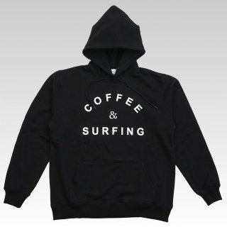 COFFEE&SURFING ORIGINAL HOODIE [BLACK]