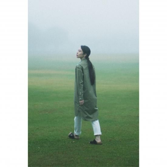 サムシング チュニック BAND COLLAR TUNIC SHIRTS レディース
