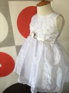 (G-80-5)白のドレス80cm