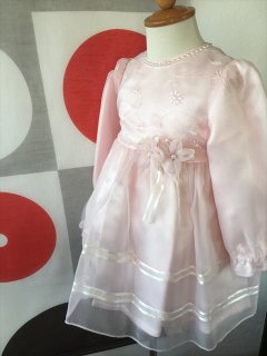 (G-95-4)ピンクのドレス95cm