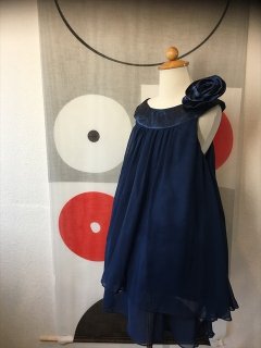(G-100-28)ブルーのドレス100cm