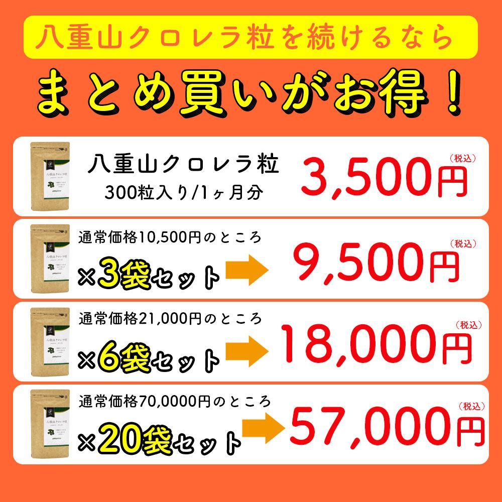 八重山クロレラまとめ買いがお得