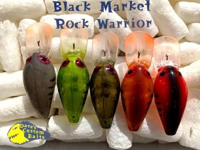 Dave's Custom Baits/Black Market Rock Warrior [2nd Model