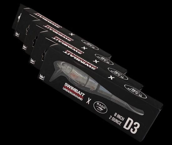 Swimbait Underground X Rago Baits D3 - Knoxville Online Shop