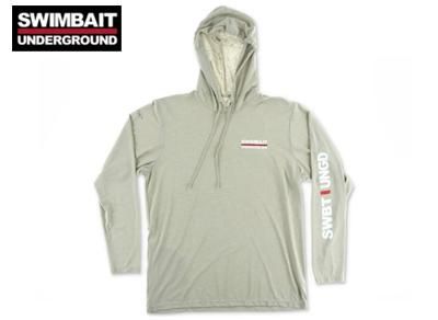 Swimbait Underground / LOGO LOCK UP TECH HOODIE - STONE HEATHER