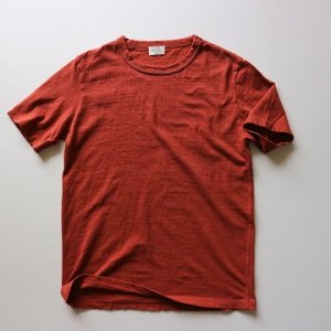 LOOP&WEFT リブドバインダーネックS/S Tシャツ