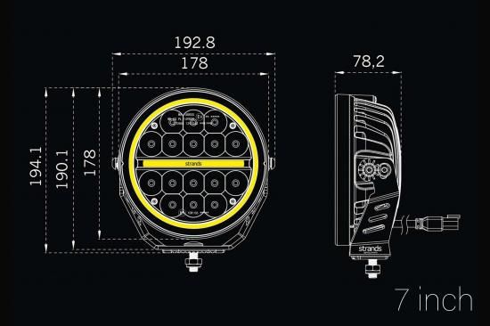Strands フォグランプ丸型【SIBERIA XP DRIVING LIGHT