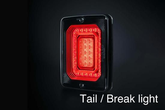 Strands【FOR9T ILLUTION】角型 テールライト｜【トラック