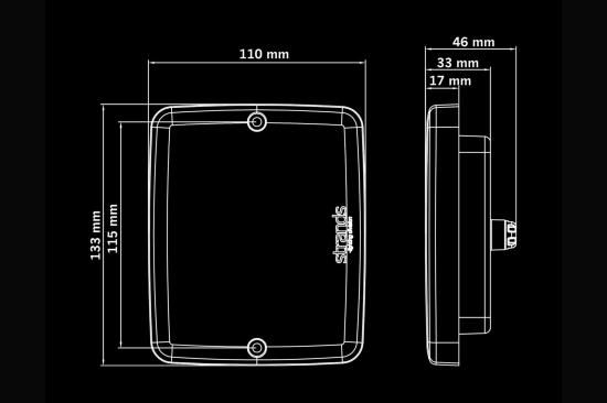 Strands【FOR9T ILLUTION】角型 テールライト｜【トラック