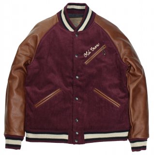 OLD CROW [-RODDER CLUB - JACKET- BURGUNDY size.S,M,L,XL]