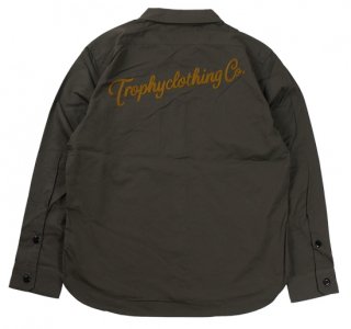 TROPHY CLOTHING [-Gas Worker Shirt- Charcoal size.14,15,16,17]