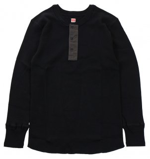 TROPHY CLOTHING [-Beehive Thermal Henley L/S- Black size.36,38,40,42]