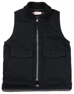 TROPHY CLOTHING [-Covert Pique Storm Vest- Black size.36,38,40,42]    