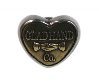 GLAD HAND & Co. [-BUTTON RING- HEART LARGE size.11,13,15]