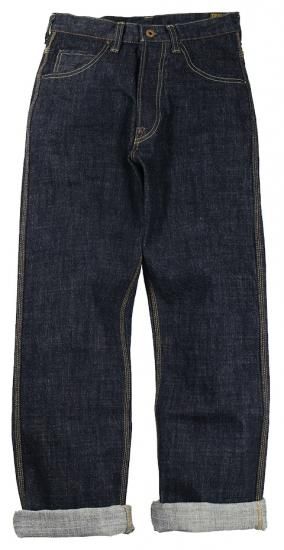 TROPHY CLOTHING [-1604 Waist Overall Dirt Denim- Indigo w.30,32,34