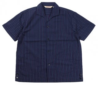 TROPHY CLOTHING [-Havana S/S Shirt- Navy size.14,15,16,17] 
