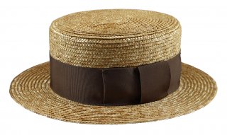 TROPHY CLOTHING [-Boater Hat- Brown size.7 1/4,7 1/2,7 3/4] 
