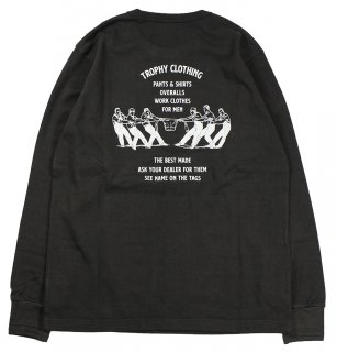 TROPHY CLOTHING [-Workers Logo OD PKT Tee- Black size.36,38,40,42]