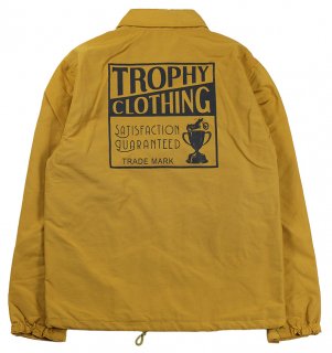 TROPHY CLOTHING [-BOXLOGO WARMUP JACKET- Mustard size.36,38,40,42]