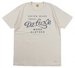 TROPHY CLOTHING [-DELUXE OD CREW TEE- Natural size.36,38,40,42,44]