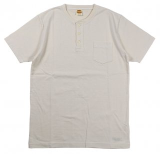 TROPHY CLOTHING [-OD HENLEY TEE- NATURAL size.36,38,40,42]