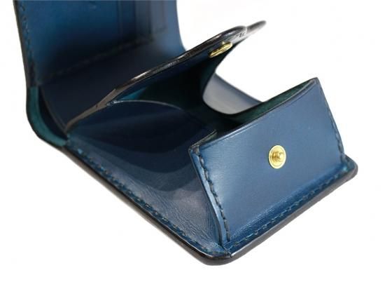 GUILTY FLAME [-GF-HW6 BASKET HALF WALLET- BLUE] - 【KNOCK