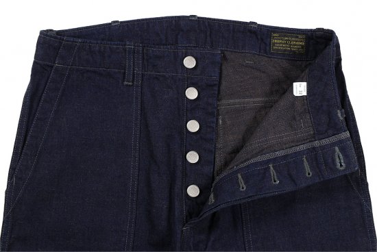 TROPHY CLOTHING [-MIL DENIM BAKER PANTS- Indigo w.30,32,34,36