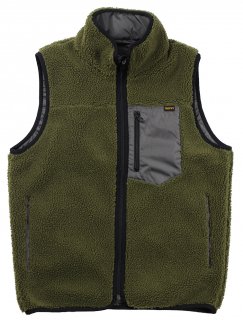 TROPHY CLOTHING [-2FACE MOUNTAIN VEST- OliveCharcoal size.36,38,40,42]