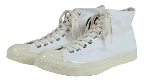 靴 TROPHY CLOTHING MILL TRAINERS HI-TOP TROPHY CLOTHING - MILL TRAINERS HI-TOP (BIKE) - CANVAS