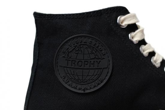 TROPHY CLOTHING [-MILL TRAINERS HI-TOP- Black×Black us.8,9