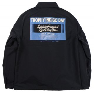 TROPHY CLOTHING [-INDIGO DAY SPRING WARM UP JACKET- Black size.36,38,40,42]