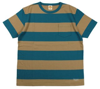 TROPHY CLOTHING [-WIDE BORDER S/S TEE-
Green size.36,38,40,42]