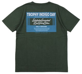 TROPHY CLOTHING [-INDIGO DAY OD S/S POCKET TEE- Olive size.36,38,40,42,44]