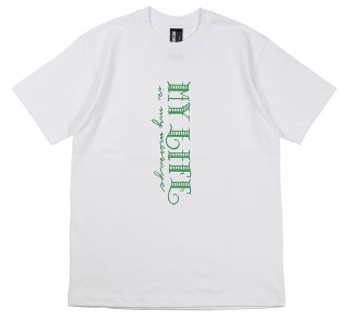 UNCHANGING LOVE [-SS MY LIFE TEE SHIRT- GREEN×WHITE BODY size.S,M,L,XL]