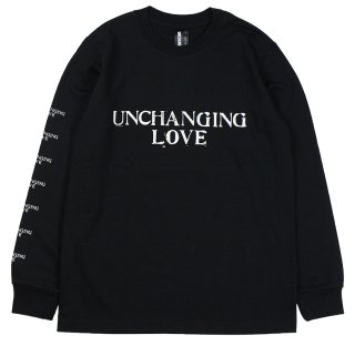 UNCHANGING LOVE [-LS UNCHANGING LOVE TEE SHIRT- IVORYBLACK BODY size.S,M,L,XL]